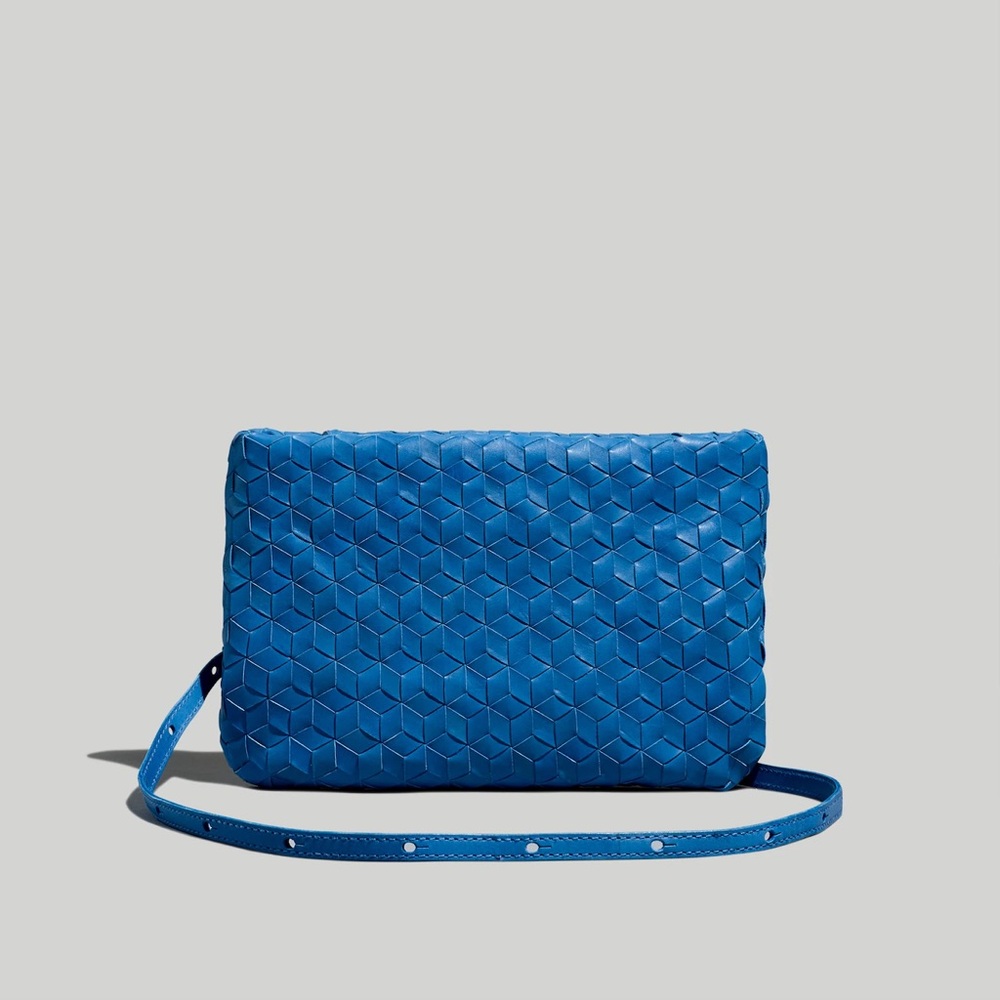 Madewell Bright Blue Woven Purse